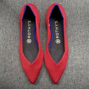 Rothy’s The Point Flats - Chili Red